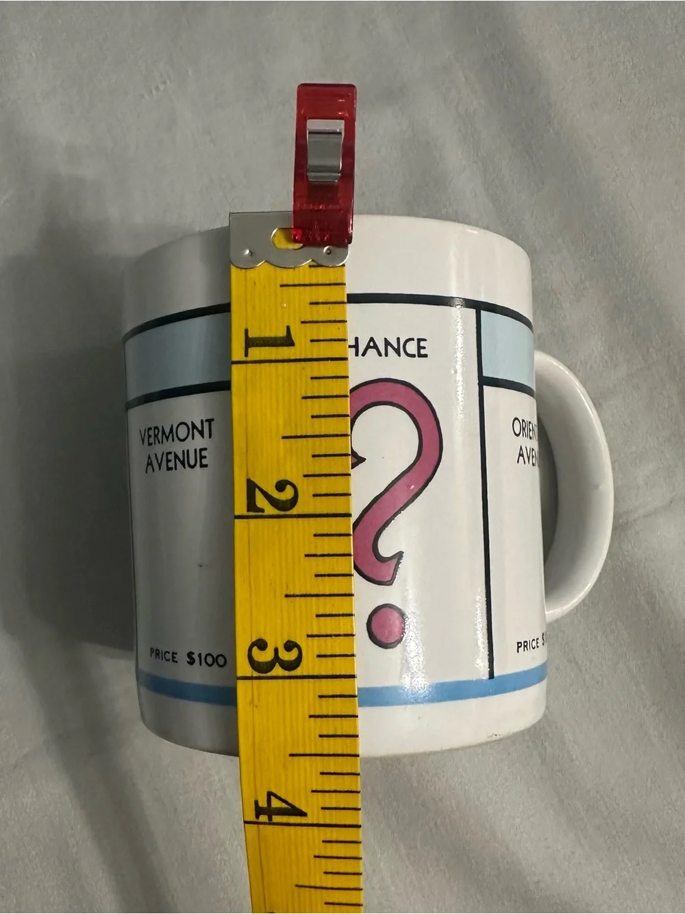 Vintage Monopoly Coffee Mug Japan Just Visiting In Jail Connecticut Vermont Ave